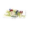 Alipis Fade-Resistant Artificial Wreath Dining Room Table Decor Multi-use Candle Ring Centerpiece view 2
