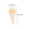 GLEAVI 50pcs Wooden Ice Cream Cones Miniature Cones for Baking Charcuterie Parties Hand Comfort Natural Insulation view 2