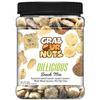 Grab Our Nuts Dillicious Snack Mix 30 Ounce Jar: Roasted & Salted Peanuts, Oyster Crackers, Whole Wheat Squares, Mini Rye Chips view 1