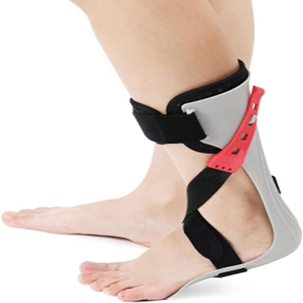 Psmpeng Drop Foot Brace Can Be Worn with Shoes Ankle Foot Orthosis Support AFO Brace Drop Ankle Foots Support Splint(Left,X-Large)