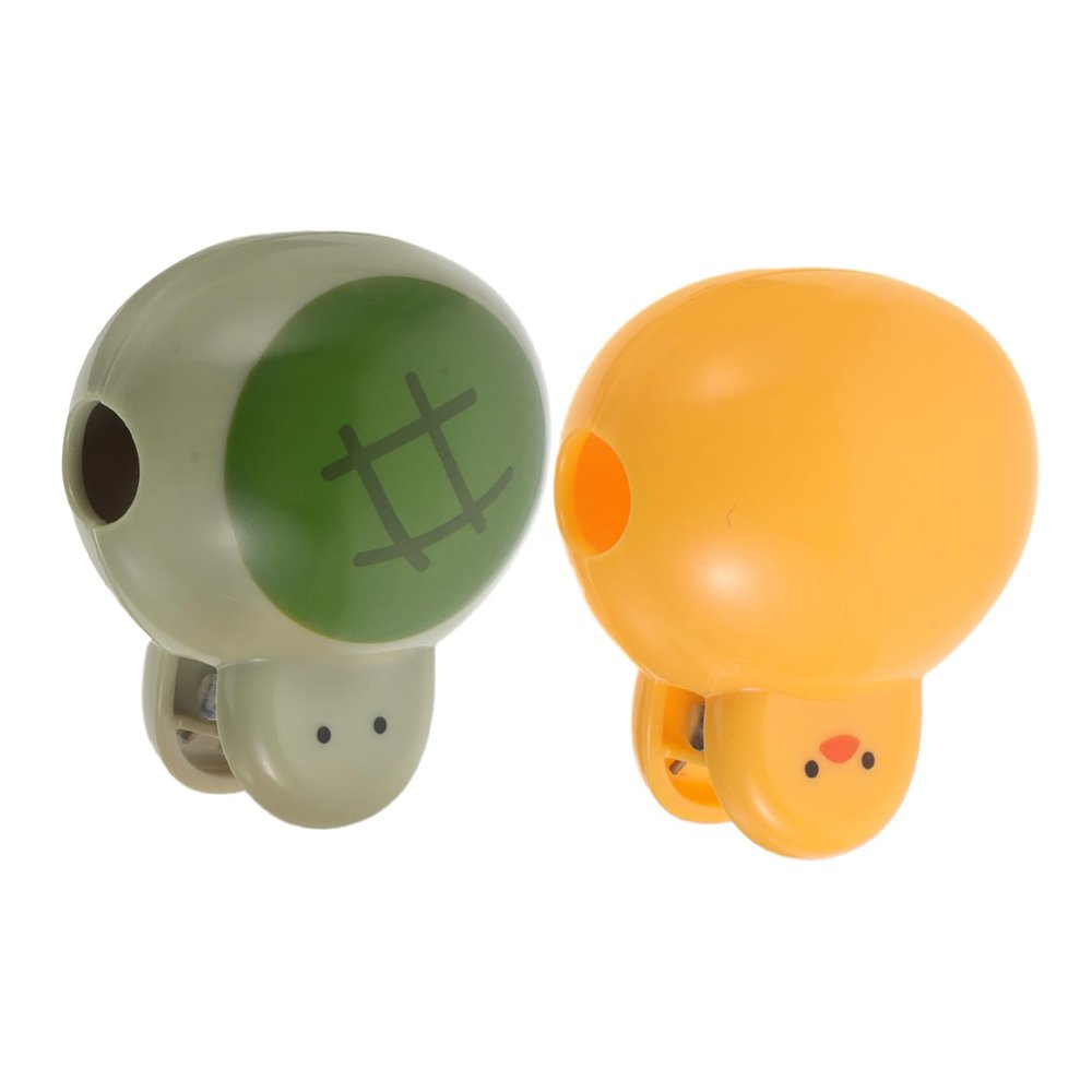 DEARMAMY 2pcs Cute Animal Toothbrush Head Covers Portable Travel Protector Caps for Electric Toothbrush Turtle for Boy Girl Bathroom and Travel Use
