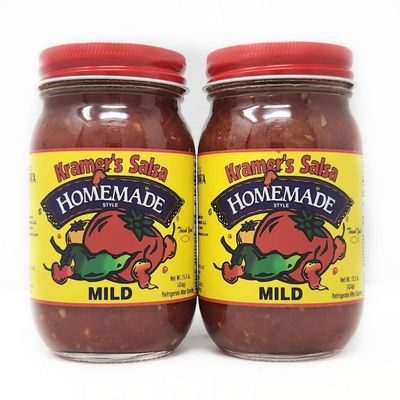 2 Pack of Salsa Made in Iowa Kramers 15.5oz Jars (Mild)