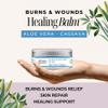 Burns & Wounds Balm with Aloe Vera & Cassava Soothing, Repairing, and Regenerating Skin Balm 5oz view 2