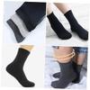 OATIPHO 4 Pairs Socks for Women Thickened Hospital Socks for Pregnant and Elderly Moisture Wicking Comfortable Design Suitable for Daily Use view 2