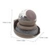 Steel Scrubber with Handle Kitchen Dish Scrub Brush Set view 2
