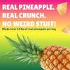 BranchOut Pineapple Chips, No Added Sugar, Real Dried Pineapple Chunks, 100% Fruit, Better than Freeze Dried Pineapple, Healthy Vegan Snacks for Kids & Adults, 1.5 oz (Pack of 4) view 3
