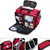 TTXNJKBF Portable First Aid Kit Bag, Waterproof Oxford Cloth Nurse Tote Bag, Outdoor Emergency Medical Kit, High capacity Medical Shoulder Bag(Red) view 2