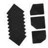 Beaupretty 50pcs Microfiber Glass Cleaning Cloths for Eyeglasses Phones and Tablets Compact Reusable for Dust Oil and Fingerprint Removal for Personal and Commercial Use view 4