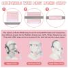 8 Pack Satin CPAP Strap Covers, Universal CPAP Headgear Pads, CPAP Face Mask Cushion Pads, Soft Silk CPAP Mask Strap Covers Comfortable CPAP Supplies Washable and Reusable - Reducing Red Marks (Pink) view 2