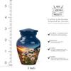 Daisies Small urn for Ashes for Women, Large Funeral Cremation urns for Human Ashes view 3