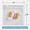 Zippered Pill Pouch Bags - 240 Pcs, Slide Lock Clear Plastic Mini Bags, BPA-Free for Pills Vitamins, Supplements, Medications, Jewelry, Crafts, Small Objects - Self-Sealing, Reusable, Travel-Friendly view 4