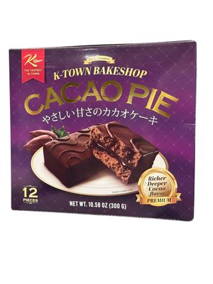 1 Pack - Cacao Pie - Banh Cacao - 12 Cakes per Box - Product of South Korea