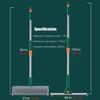Katzowen Window Scraper Cleaner Tool, Window Cleaning Pole Kit, 59 86 Inch Long Telescopic Squeegee Window Cleaner with Microfiber Pads,for Outside Household Porch Glass(59.1in/1.5m) view 2