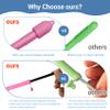 Abwehr Chewable Silicone Aroma Sticks, Fresh Breath Oral Fixation Aid, Calming Chewable Alternative for Smoke & Pen Biting HabitsStrawberry view 4