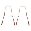 VALICLUD 2pcs Scrapers for Ergonomic and Portable Oral Tools Easy to Use for Adults and Teens view 1