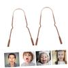 VALICLUD 2pcs Scrapers for Ergonomic and Portable Oral Tools Easy to Use for Adults and Teens view 4