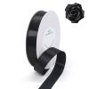 100 Yards Ribbon,1inch Black Satin Ribbon Perfect for Wedding Decoration, Bouquet Crafts, Sewing Decoration, Handmade Bow, Christmas Decoration and So On view 1