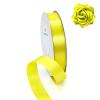 100 Yards Ribbon,1inch Yellow Satin Ribbon Perfect for Wedding Decoration, Bouquet Crafts, Sewing Decoration, Handmade Bow, Christmas Decoration and So On view 2
