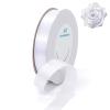 100 Yards Ribbon,1inch White Satin Ribbon Perfect for Wedding Decoration, Bouquet Crafts, Sewing Decoration, Handmade Bow, Christmas Decoration and So On view 1