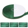 100 Yards Ribbon,5/8 inch Green Satin Ribbon Perfect for Wedding Decoration, Bouquet Crafts, Sewing Decoration, Handmade Bow, Christmas Decoration and So On view 4