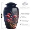 Casketique Rose Burial Urns for Adult Male - Funeral Urns for Human Ashes Adult Female 1 Large 4 Keepsake - Small Cremation Urn - Large Memorial Urn for Ashes for Women -10 & 3 Inch view 3