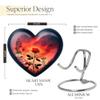 Casketique Rose Heart Cremation Urns for Adult Ashes Women - Red Funeral Urns for Adult Male - Large Burial Urn for Father & Son - Memorial Urn for Human Ashes - 10 Inch view 2