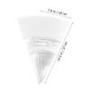 CALLARON 100pcs Triangle Candy Bags Cellophane Cone Shaped Bags for Wedding Party view 2