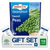 Salutem Vita Steamable Frozen Sweet Peas, 10 oz, Gift Set Pack of 10 view 1