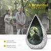 Remembrate Howling Wolf Cremation Urns for Adult Ashes Men 10 Inch - Moon Large Urn for Daughter and Son - Forest Burial Urns for Human Ashes Mother and Father - Memorial Drop Funeral Urn for Mom view 3