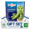 Salutem Vita Steamable Edamame Pods, Frozen Vegetables, 10 oz, Gift Set Pack of 10 view 1