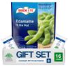 Salutem Vita Steamable Edamame Pods, Frozen Vegetables, 10 oz, Gift Set Pack of 16 view 1