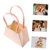 SHERCHPRY 2pcs Elegant Flower Bags Handheld Flower Bouquet Bags Material Candy Storage view 2