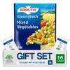 Salutem Vita Steamable Mixed Vegetables, Frozen Vegetable Medley, 10 oz, Gift Set Pack of 16 view 1