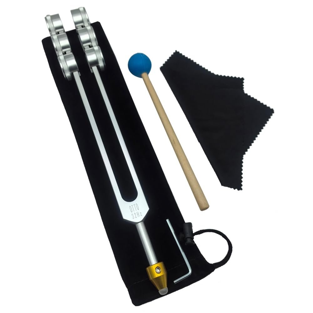 AYQEBNC Tuning Fork Set OTTO32HZ Tuning Forks with Base for Healing Chakra Sound Therapy Keep Body Mind Spirit Perfect Harmony