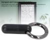 Fdit 2 Pack Stainless Steel Airtight Capsule Case Keychain Container - Portable for Vitamins, Outdoor Camping, Hiking & Travel, Leakproof Metal Box with (Black) view 2