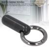 Fdit 2 Pack Stainless Steel Airtight Capsule Case Keychain Container - Portable for Vitamins, Outdoor Camping, Hiking & Travel, Leakproof Metal Box with (Black) view 4