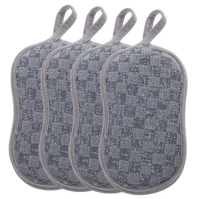 Beaupretty Kitchen Cleaning Sponge Dishwashing Sponge Pad Dish Pack Scrub for Dishes Plates Glasses Cleaning