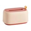 Modern Tissue Box Pure Colour Acrylic for Home Hotel Room Desktop Tissue Box Tabletop(Pink) view 1