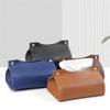 Modern Tissue Box Holder PU Leather Organiser Home Coffee Table Desktop Simple Napkin Holders Tabletop(Multi-colored) view 4
