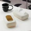 Modern Paper Towel Holder Reusable Wet Towel Holder Kitchen Paper Holder Tabletop(Green) view 4