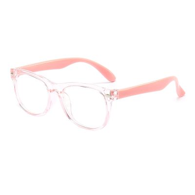 FANNYGO 1 Pack kids Blue Light Blocking Glasses For Girls Boys (Light pink)
