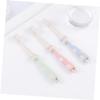 NIYANGLE 3pcs Cartoon Children's Toothbrush Set Soft Bristle Wheat Straw Material Kid-Friendly Oral Care for Boys and Girls view 4