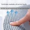 2 Pieces Thicker Bathroom Soft Toilet Seat Cover Pad with Handle Toilet Lid Cover Cushion Soft Thicker Washable Fits All Oval Toilet Seats 43L X 37W Centimetres,B view 3