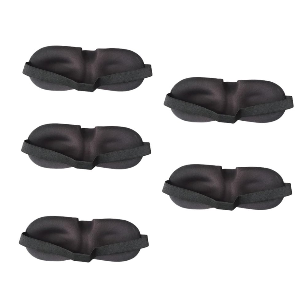 VALICLUD 5pcs Eye Mask Masks for Travel and Home Use Breathable Light-Blocking Eye Patches for Comfortable Sleep for Men and Women