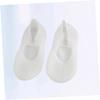 FRCOLOR Womens Invisible Short Socks, S Size, Sebs White 1 Pair view 3