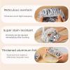 Lmuwecno Aluminum foil Bowl Cover, Aluminum foil Food Cover, Reusable Aluminum foil Film Insulation Cover, Tableware Stretch Food Cover, Kitchen Fresh-Keeping Insulation Film, Picnic.(20Pcs) view 4