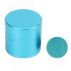 Billiard Chalk Case Round Aluminum Alloy Pool Cue Chalk Box Holder for Pool Cue Sports Accessories Compact Portable Durable Material Clean Convenient Keep Handy for Billiard (Blue) view 1