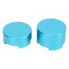 Billiard Chalk Case Round Aluminum Alloy Pool Cue Chalk Box Holder for Pool Cue Sports Accessories Compact Portable Durable Material Clean Convenient Keep Handy for Billiard (Blue) view 4