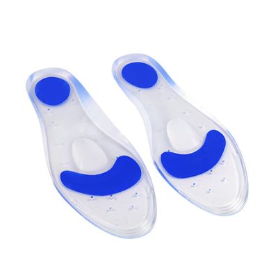 Silicone Arch Insoles 1 Pair XL 43-44 Shock Absorbing Sports