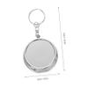 ARTSEWPLY 2pcs Portable Keychain Pill Holder Compact Medicine Organizer for Daily Use and Travel Lightweight Design for Easy Access to Essential Medications view 2
